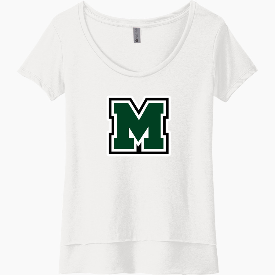 MELBOURNE HIGH SCHOOL BULLDOGS <span class="pdp-name-mascot">MELBOURNE BULLDOGS</span> Next Level Women's Festival Scoop Neck Tee