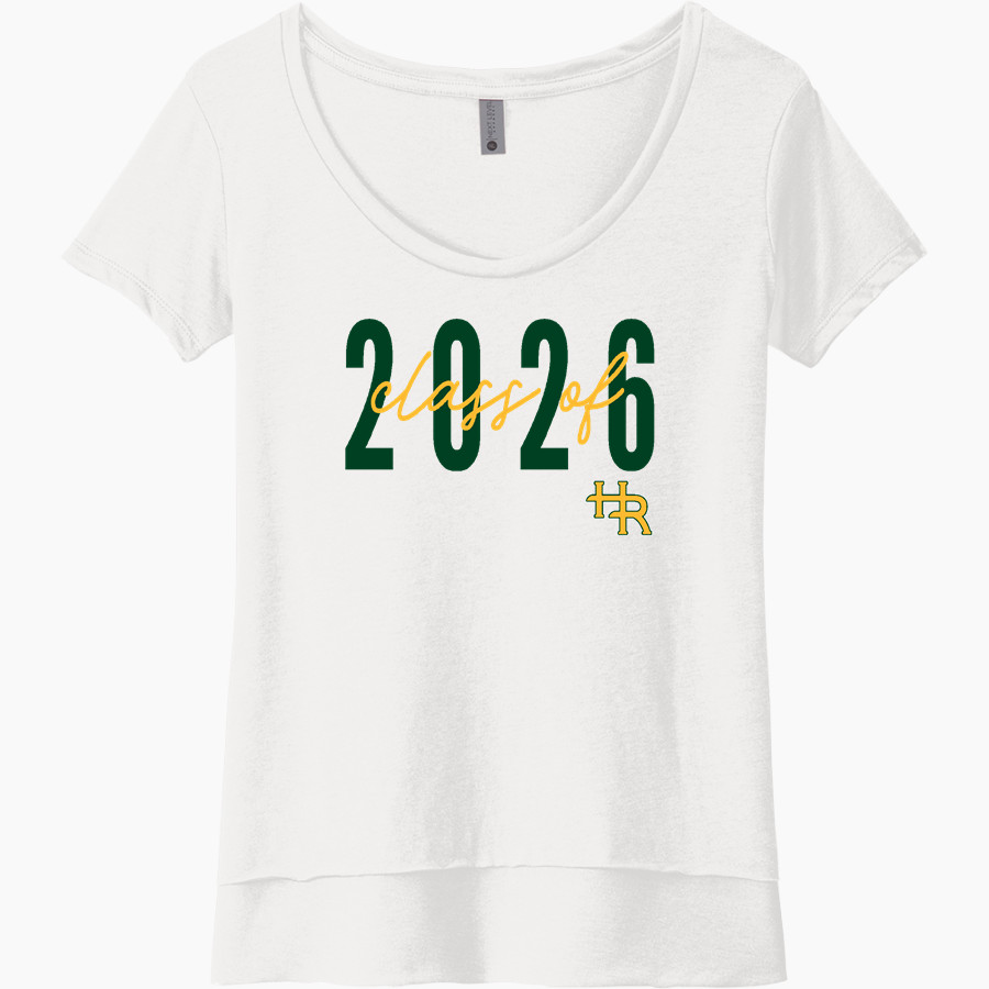 Head-Royce Jayhawks Next Level Women's Festival Scoop Neck Tee