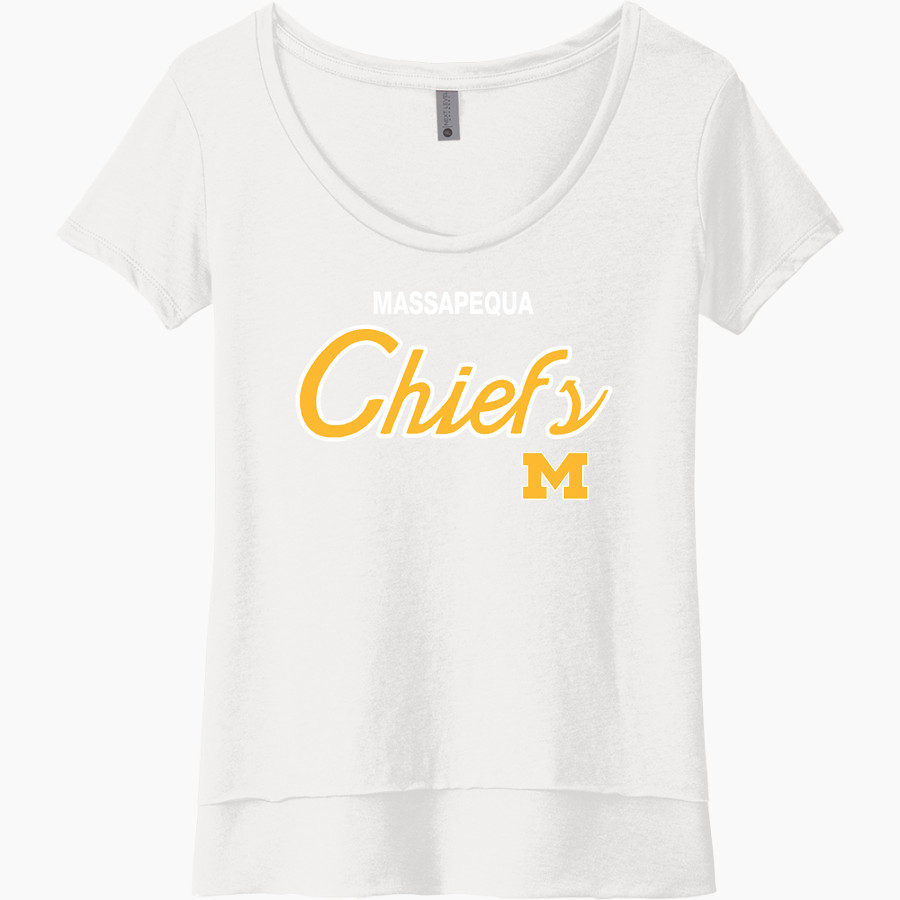 Massapequa Chiefs <span class="pdp-name-mascot">Massapequa Chiefs</span> Next Level Women's Festival Scoop Neck Tee