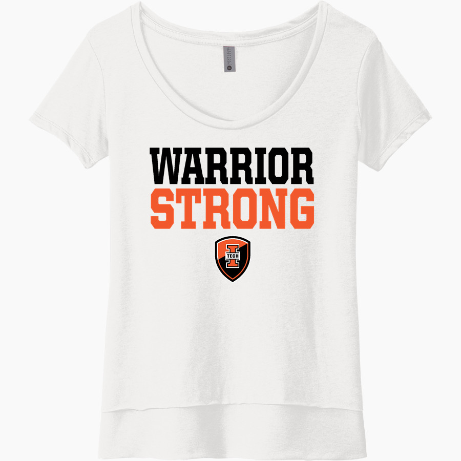 Official Store of the Warriors Next Level Women's Festival Scoop Neck Tee