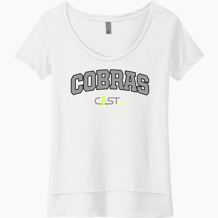 CAST STEM Cobras <span class="pdp-name-mascot">CAST STEM Cobras</span> Next Level Women's Festival Scoop Neck Tee