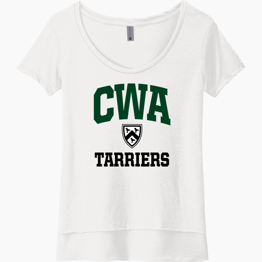 CWA Tarriers Next Level Women's Festival Scoop Neck Tee