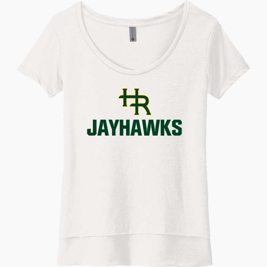 Head-Royce Jayhawks <span class="pdp-name-mascot">Head-Royce Jayhawks</span> Next Level Women's Festival Scoop Neck Tee