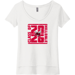 HILLDALE HIGH SCHOOL HORNETS <span class="pdp-name-mascot">HILLDALE HORNETS</span> Next Level Women's Festival Scoop Neck Tee Front Thumbnail