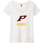 PERRY HIGH SCHOOL PANTHERS <span class="pdp-name-mascot">PERRY PANTHERS</span> Next Level Women's Festival Scoop Neck Tee Front Thumbnail