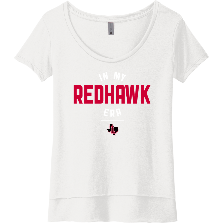 LIBERTY HIGH SCHOOL REDHAWKS <span class="pdp-name-mascot">LIBERTY REDHAWKS</span> Next Level Women's Festival Scoop Neck Tee