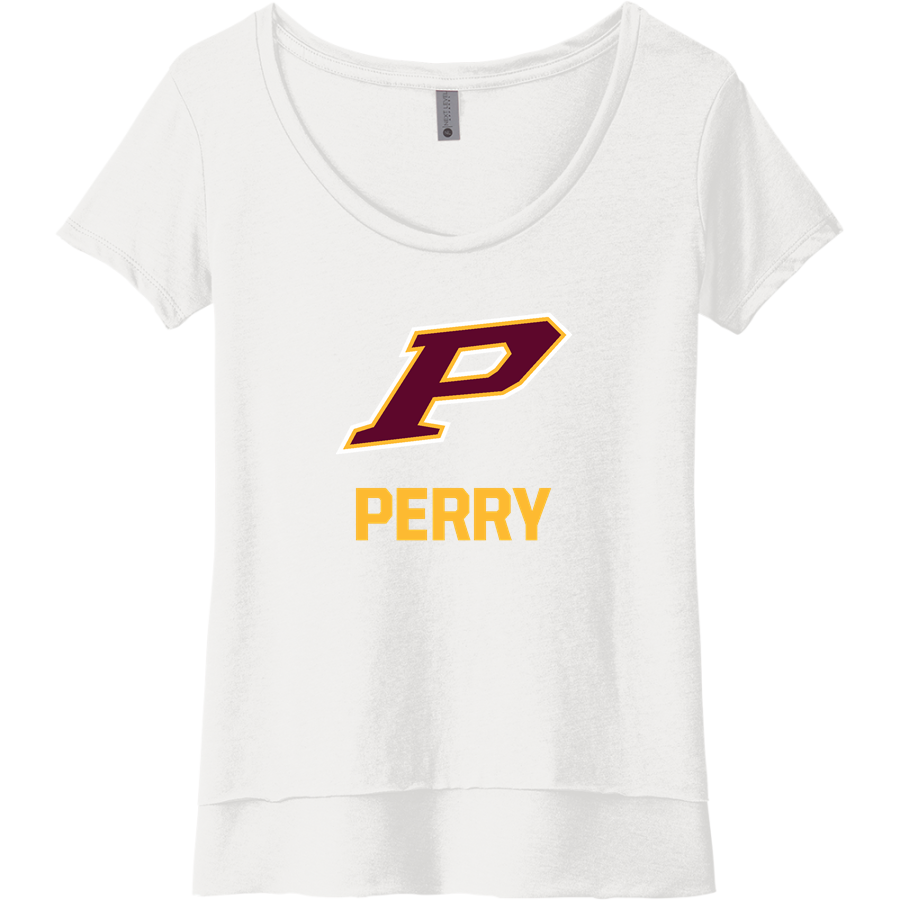 PERRY HIGH SCHOOL PANTHERS <span class="pdp-name-mascot">PERRY PANTHERS</span> Next Level Women's Festival Scoop Neck Tee