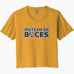 Dutchess BOCES <span class="pdp-name-mascot">Dutchess County BOCES</span> Next Level Women's Festival Cali Crop Tee Front Thumbnail