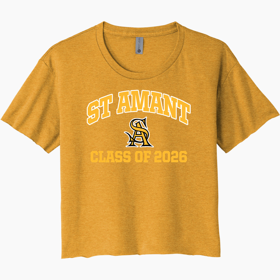 ST AMANT HIGH SCHOOL GATORS <span class="pdp-name-mascot">ST AMANT GATORS</span> Next Level Women's Festival Cali Crop Tee