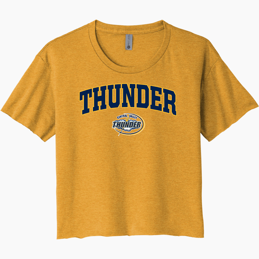 Central Valley Thunder Next Level Women's Festival Cali Crop Tee