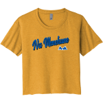 Moanalua Na Menehune <span class="pdp-name-mascot">Moanalua Menehunes</span> Next Level Apparel Women's Festival Cali Crop Tee Front Thumbnail