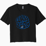Carbon Christian Crusaders <span class="pdp-name-mascot">Carbon Christian Academy Crusaders</span> Next Level Women's Festival Cali Crop Tee Front Thumbnail