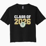 LEGACY CHRISTIAN WARRIORS Next Level Women's Festival Cali Crop Tee Front Thumbnail