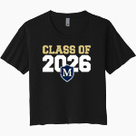 Maryville Christian Next Level Women's Festival Cali Crop Tee Front Thumbnail