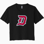 Dunedin Falcons <span class="pdp-name-mascot">Dunedin High School Falcons</span> Next Level Women's Festival Cali Crop Tee Front Thumbnail