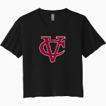 Vassar Brewers <span class="pdp-name-mascot">Vassar College Brewers</span> Next Level Women's Festival Cali Crop Tee Front Thumbnail