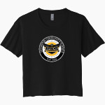 Irvington Community Schools Online Store <span class="pdp-name-mascot">Irvington Community Schools Ravens</span> Next Level Women's Festival Cali Crop Tee Front Thumbnail