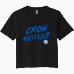 Crow Tigers Next Level Women's Festival Cali Crop Tee Front Thumbnail