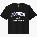 AUGUSTA BEAVERS The Official Online Store Next Level Women's Festival Cali Crop Tee Front Thumbnail