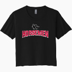 SLEEPY HOLLOW HIGH SCHOOL HORSEMEN <span class="pdp-name-mascot">SLEEPY HOLLOW HORSEMEN</span> Next Level Women's Festival Cali Crop Tee Front Thumbnail