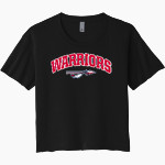 Lee-Scott Warriors <span class="pdp-name-mascot">Lee-Scott Warriors</span> Next Level Women's Festival Cali Crop Tee Front Thumbnail