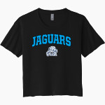 Frankel Jewish Academy Jaguars official sideline store <span class="pdp-name-mascot">Frankel Jewish Academy Jaguars</span> Next Level Women's Festival Cali Crop Tee Front Thumbnail
