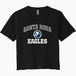 Santa Rosa Eagles <span class="pdp-name-mascot">Santa Rosa Christian School Eagles</span> Next Level Women's Festival Cali Crop Tee Front Thumbnail