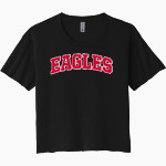 ARGYLE HIGH SCHOOL EAGLES <span class="pdp-name-mascot">ARGYLE EAGLES</span> Next Level Women's Festival Cali Crop Tee Front Thumbnail