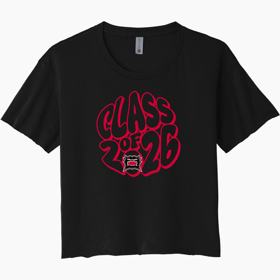 SPENCERVILLE HIGH SCHOOL BEARCATS <span class="pdp-name-mascot">SPENCERVILLE BEARCATS</span> Next Level Women's Festival Cali Crop Tee