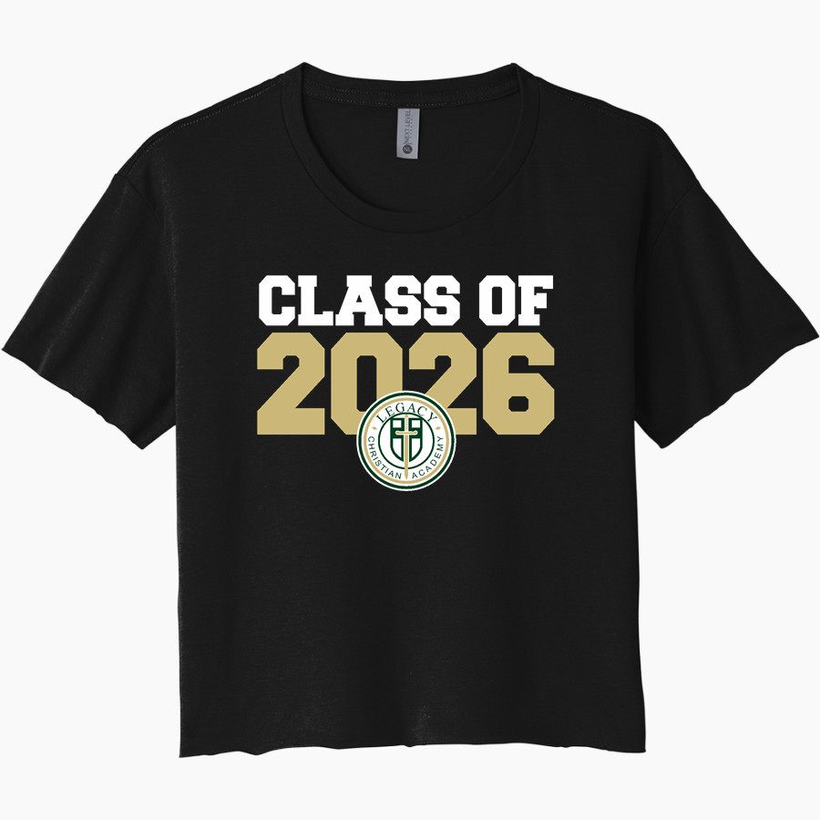 LEGACY CHRISTIAN WARRIORS Next Level Women's Festival Cali Crop Tee