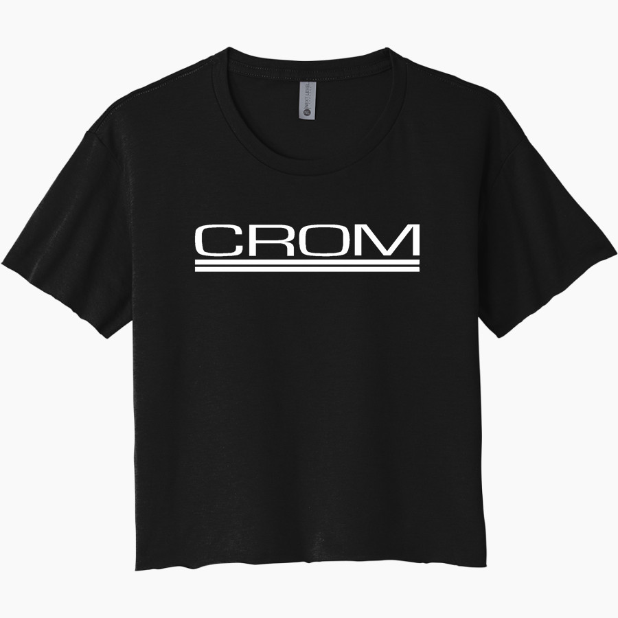 CROM 0 <span class="pdp-name-mascot">CROM Corp</span> Next Level Women's Festival Cali Crop Tee