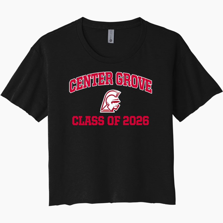 Center Grove Trojans <span class="pdp-name-mascot">Center Grove Trojans</span> Next Level Women's Festival Cali Crop Tee