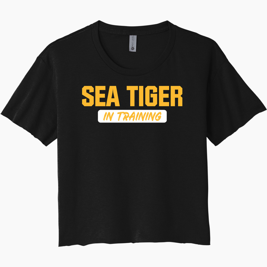 Wilmington Aquatic Club Sea Tigers <span class="pdp-name-mascot">Wilmington Aquatic Club Sea Tigers</span> Next Level Women's Festival Cali Crop Tee