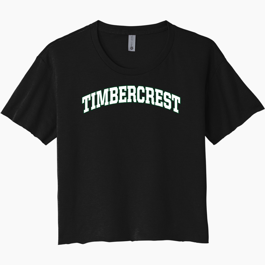 Timbercrest Wolves <span class="pdp-name-mascot">Timbercrest Wolves</span> Next Level Women's Festival Cali Crop Tee