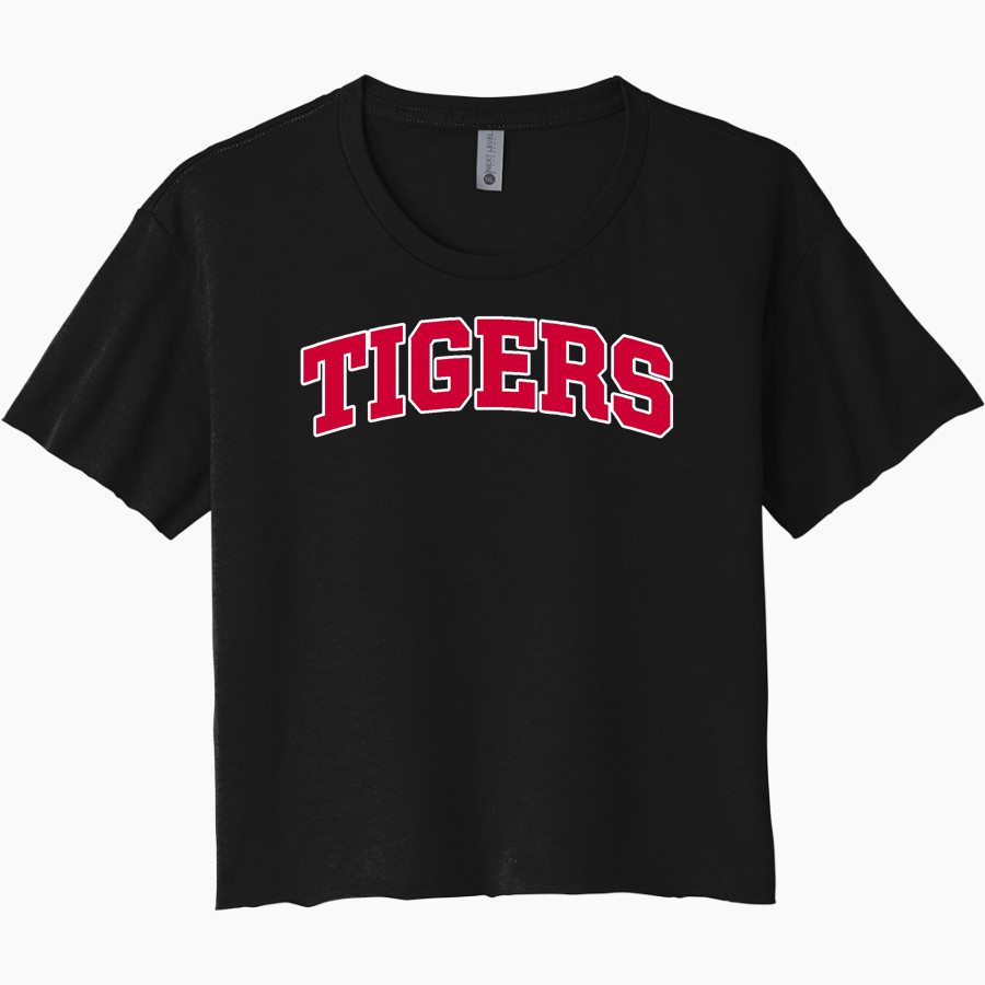 Tourtellotte Memorial Tigers Next Level Women's Festival Cali Crop Tee