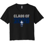 THOMAS MORE PREP-MARIAN HIGH SCHOOL MONARCHS <span class="pdp-name-mascot">THOMAS MORE PREP - MARIAN MONARCHS</span> Next Level Women's Festival Cali Crop Tee Front Thumbnail