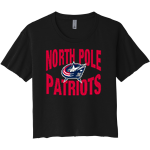 NORTH POLE HIGH SCHOOL PATRIOTS <span class="pdp-name-mascot">NORTH POLE PATRIOTS</span> Next Level Apparel Women's Festival Cali Crop Tee Front Thumbnail