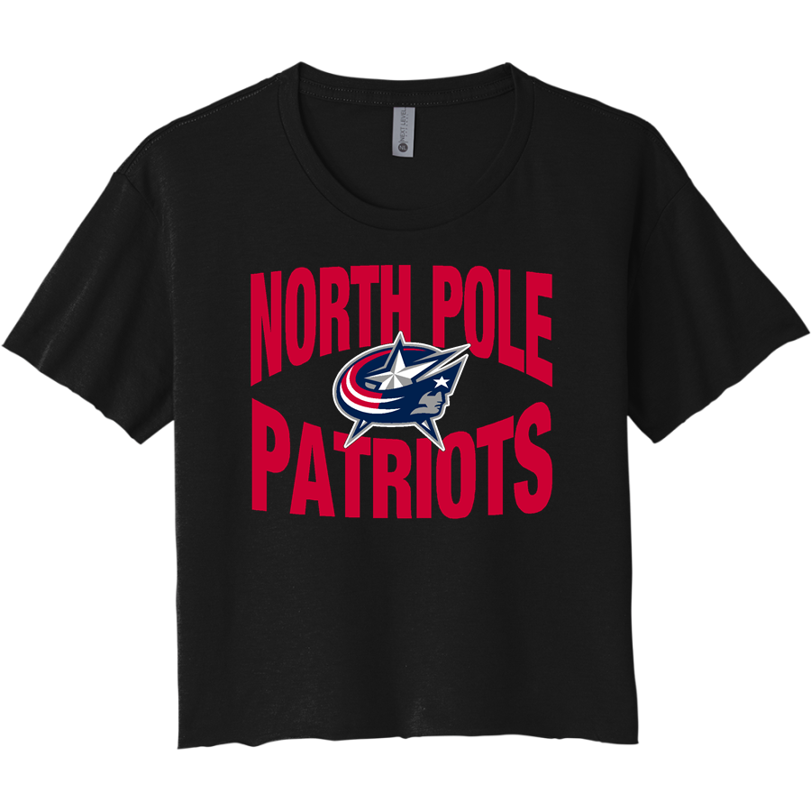 NORTH POLE HIGH SCHOOL PATRIOTS <span class="pdp-name-mascot">NORTH POLE PATRIOTS</span> Next Level Apparel Women's Festival Cali Crop Tee