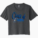 Faulkner University Eagles <span class="pdp-name-mascot">Faulkner University Eagles</span> Next Level Women's Festival Cali Crop Tee Front Thumbnail