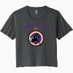 Skyline Gila River Mustangs <span class="pdp-name-mascot">Skyline Mustangs</span> Next Level Women's Festival Cali Crop Tee Front Thumbnail
