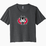St. Cloud State University The Official Online Store Next Level Women's Festival Cali Crop Tee Front Thumbnail