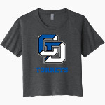 LA JOLLA COUNTRY DAY SCHOOL <span class="pdp-name-mascot">LA JOLLA TORREYS</span> Next Level Women's Festival Cali Crop Tee Front Thumbnail