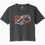 Shark Research & Conservation The Official Online Store Next Level Women's Festival Cali Crop Tee Front Thumbnail