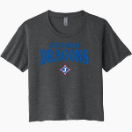 Jefferson Dragons <span class="pdp-name-mascot">Jefferson Dragons</span> Next Level Women's Festival Cali Crop Tee Front Thumbnail