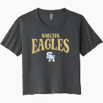 SMCHS Eagles Next Level Women's Festival Cali Crop Tee Front Thumbnail