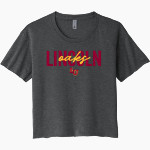 Lincoln Oaks <span class="pdp-name-mascot">Lincoln University Oaks</span> Next Level Women's Festival Cali Crop Tee Front Thumbnail