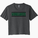 Wisconsin Heights High School Vanguards Next Level Women's Festival Cali Crop Tee Front Thumbnail