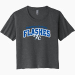 Franklin Central Flashes <span class="pdp-name-mascot">Franklin Central Flashes</span> Next Level Women's Festival Cali Crop Tee Front Thumbnail