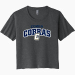 Coker Cobras <span class="pdp-name-mascot">Coker Cobras</span> Next Level Women's Festival Cali Crop Tee Front Thumbnail