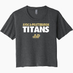 Avoca-Prattsburgh Titans <span class="pdp-name-mascot">Avoca-Prattsburgh</span> Next Level Women's Festival Cali Crop Tee Front Thumbnail